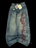 ETCHED JEANS