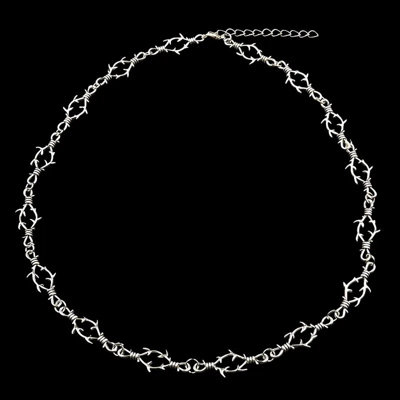 BARBED WIRE NECKLACE