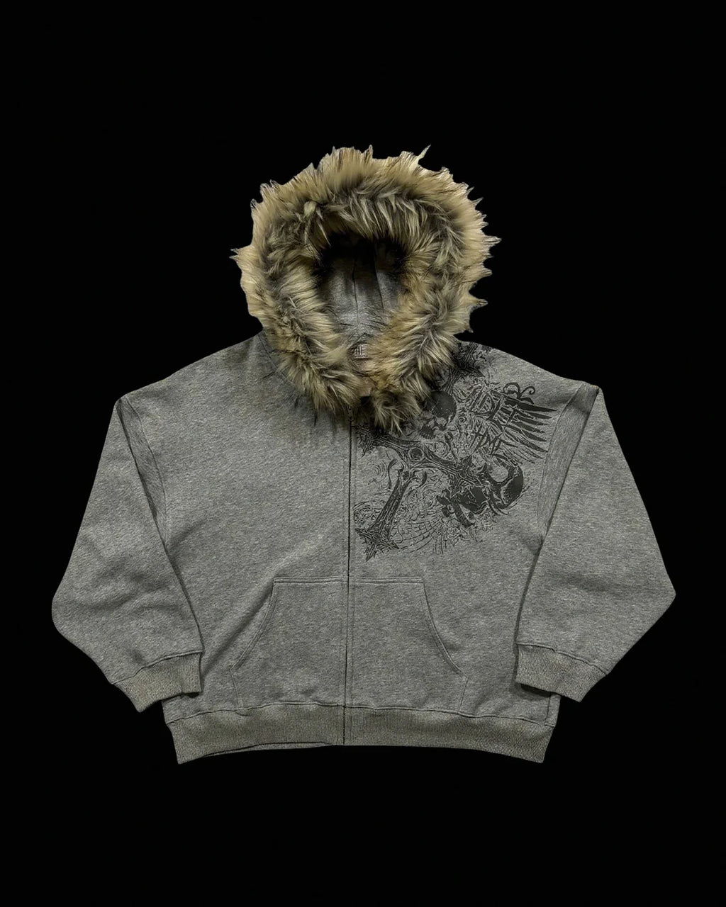 ARCTIC EYES FUR HOODIE