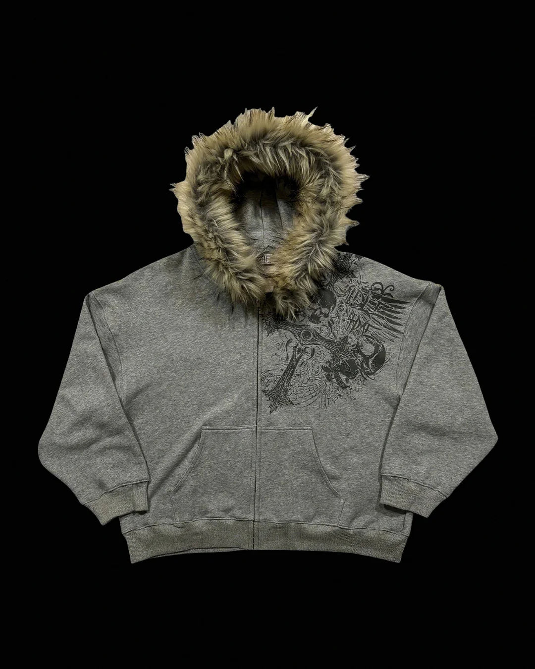 ARCTIC EYES FUR HOODIE