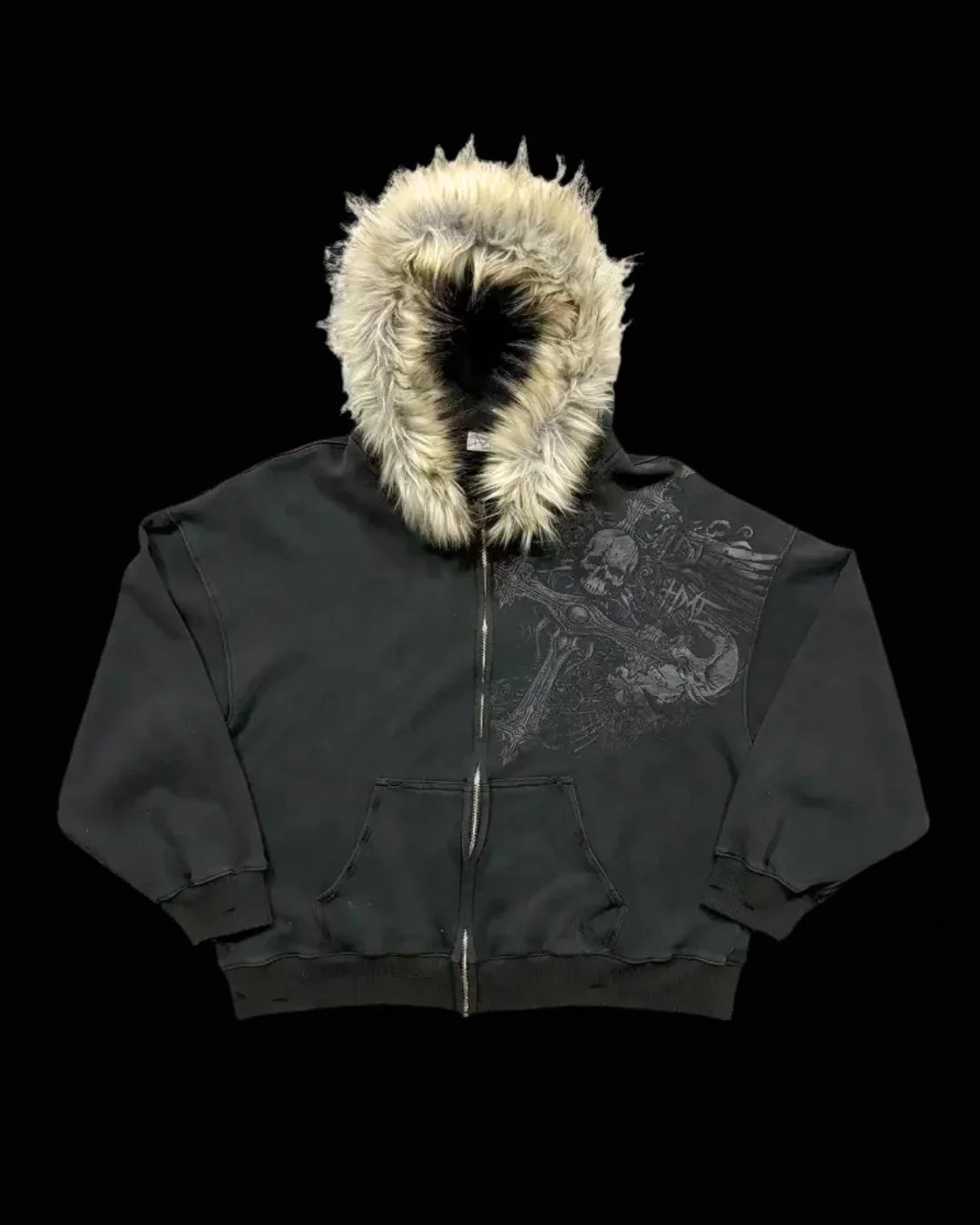 ARCTIC EYES FUR HOODIE