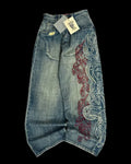 ETCHED JEANS